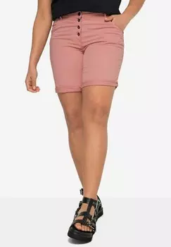 Джинсовые шорты SICHTBARE KNPFE KREMPELSAUM Angel of Style, розовый