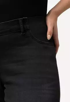 Джинсовые шорты SIENNA STRETCH CAPRIS Ulla Popken, черный