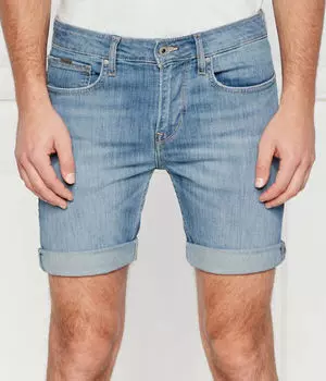 Джинсовые шорты Slim fit Pepe Jeans London, синий