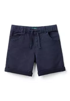 Джинсовые шорты SLIM FIT United Colors of Benetton, цвет blue