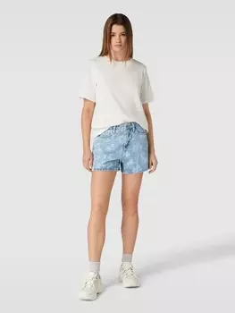 Джинсовые шорты со сплошным узором, модель MARLY Pepe Jeans, джинс