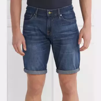 Джинсовые шорты Sonny узкого кроя Guess, синий