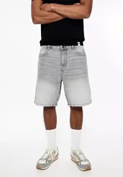 Джинсовые шорты STANDARD, BERMUDA PULL&BEAR, серый