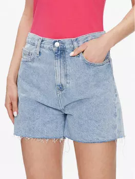 Джинсовые шорты стандартного кроя Calvin Klein, синий