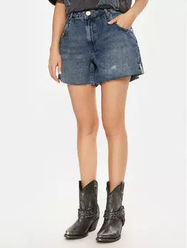 Джинсовые шорты стандартного кроя One Teaspoon, синий