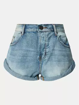 Джинсовые шорты стандартного кроя One Teaspoon, синий