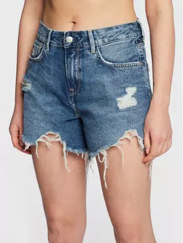 Джинсовые шорты стандартного кроя Pepe Jeans, синий