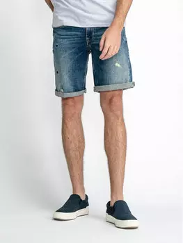 Джинсовые шорты стандартного кроя Petrol Industries, синий