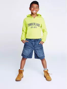 Джинсовые шорты стандартного кроя Timberland, синий