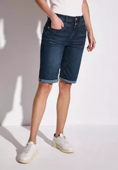 Джинсовые шорты Street One, цвет Blau