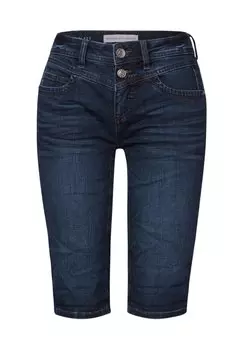 Джинсовые шорты Street One, цвет Blau