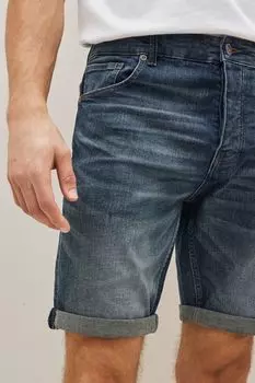 Джинсовые шорты стрейч Next, синий