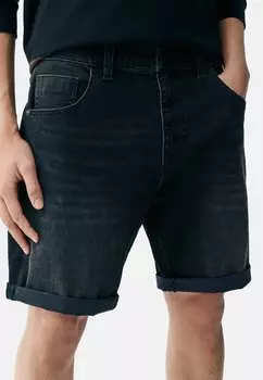 Джинсовые шорты STRETCH STRAIGHT FIT Next, черный