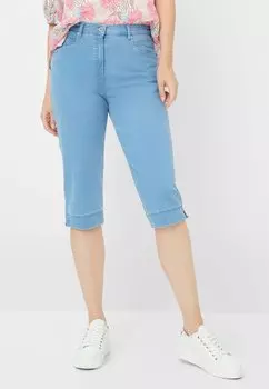 Джинсовые шорты STYLE CAREN CAPRI BRAX, светло-голубой