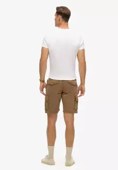 Джинсовые шорты Superdry, коричневый