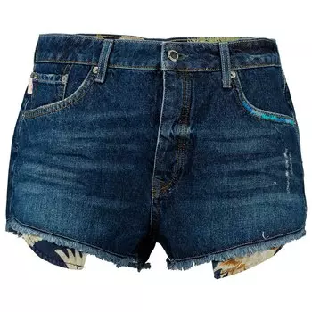 Джинсовые шорты Superdry Vintage High Rise, синий