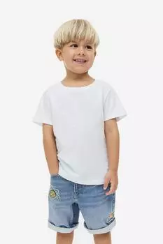Джинсовые шорты суперстрейч H&M