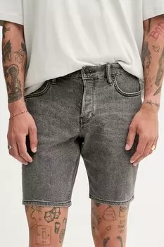 Джинсовые шорты SWITCH Allsaints, серый