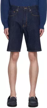 Джинсовые шорты свободного кроя BEAMS PLUS