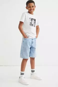 Джинсовые шорты свободного кроя H&amp;M
