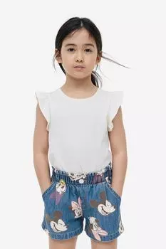 Джинсовые шорты свободного кроя H&M
