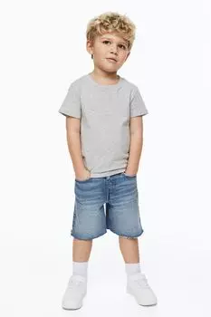Джинсовые шорты свободного кроя H&M