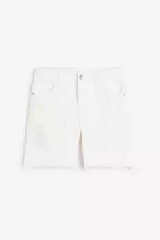 Джинсовые шорты свободного кроя H&M, белый