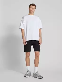 Джинсовые шорты свободного кроя с пятью карманами Jack & Jones, черный