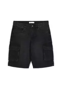 Джинсовые шорты TASCONI Calliope, черный деним