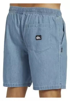 Джинсовые шорты TAXER FR Quiksilver, синий деним
