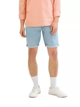 Джинсовые шорты TOM TAILOR аутентичной стирки Tom Tailor Denim, синий