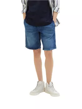Джинсовые шорты Tom Tailor Denim, синий