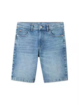Джинсовые шорты TOM TAILOR с 5 карманами, джинсовый