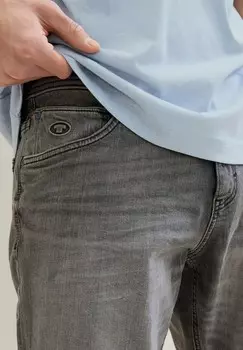 Джинсовые шорты TOM TAILOR, серый деним