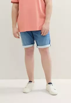Джинсовые шорты TOM TAILOR, синий деним