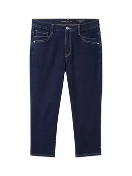 Джинсовые шорты TOM TAILOR Slim fit Jeans Kate, темно-синий