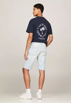 Джинсовые шорты Tommy Hilfiger, джинсовый светлый