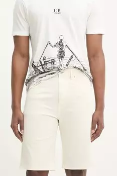 Джинсовые шорты Tommy Jeans, бежевый