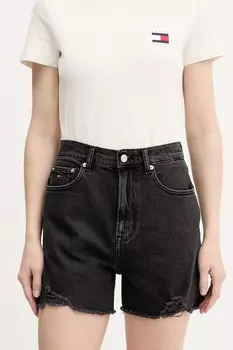 Джинсовые шорты Tommy Jeans, черный