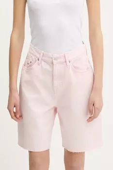 Джинсовые шорты Tommy Jeans, розовый