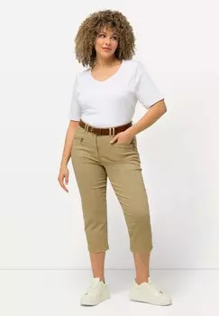 Джинсовые шорты Ulla Popken, бежевый