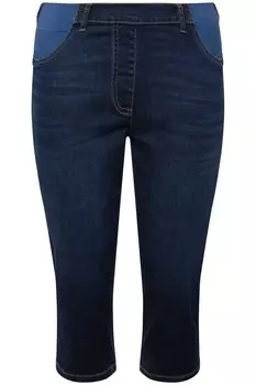 Джинсовые шорты Ulla Popken Skinny Jeans, синий деним