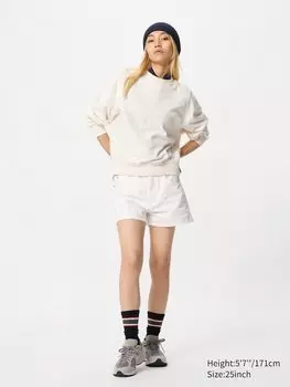 Джинсовые шорты Uniqlo, белый