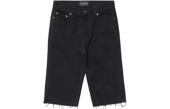 Шорты джинсовые Balenciaga Slim, черный