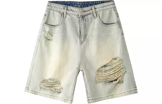 Джинсовые шорты унисекс ER, Черный