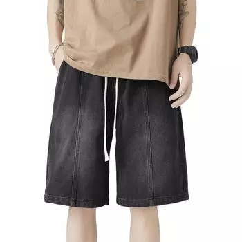 Джинсовые шорты унисекс TnTn, Yellow Mud