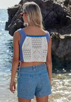 Джинсовые шорты Utility Regular Fit Next, синий