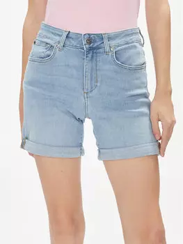 Джинсовые шорты узкого кроя Liu Jo, синий