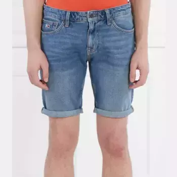 Джинсовые шорты узкого кроя Scanton Tommy Hilfiger, синий