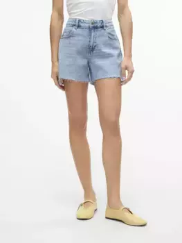 Джинсовые шорты Vero Moda "VMTESS MR SHORT DNM SHORTS MIX GA NOOS", голубой